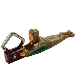 Manoil Radio Operator Lying Down Toy Soldier